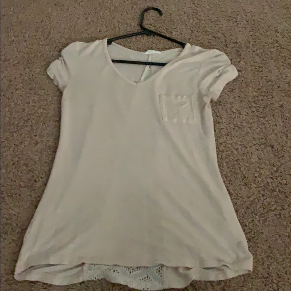Cream shirt